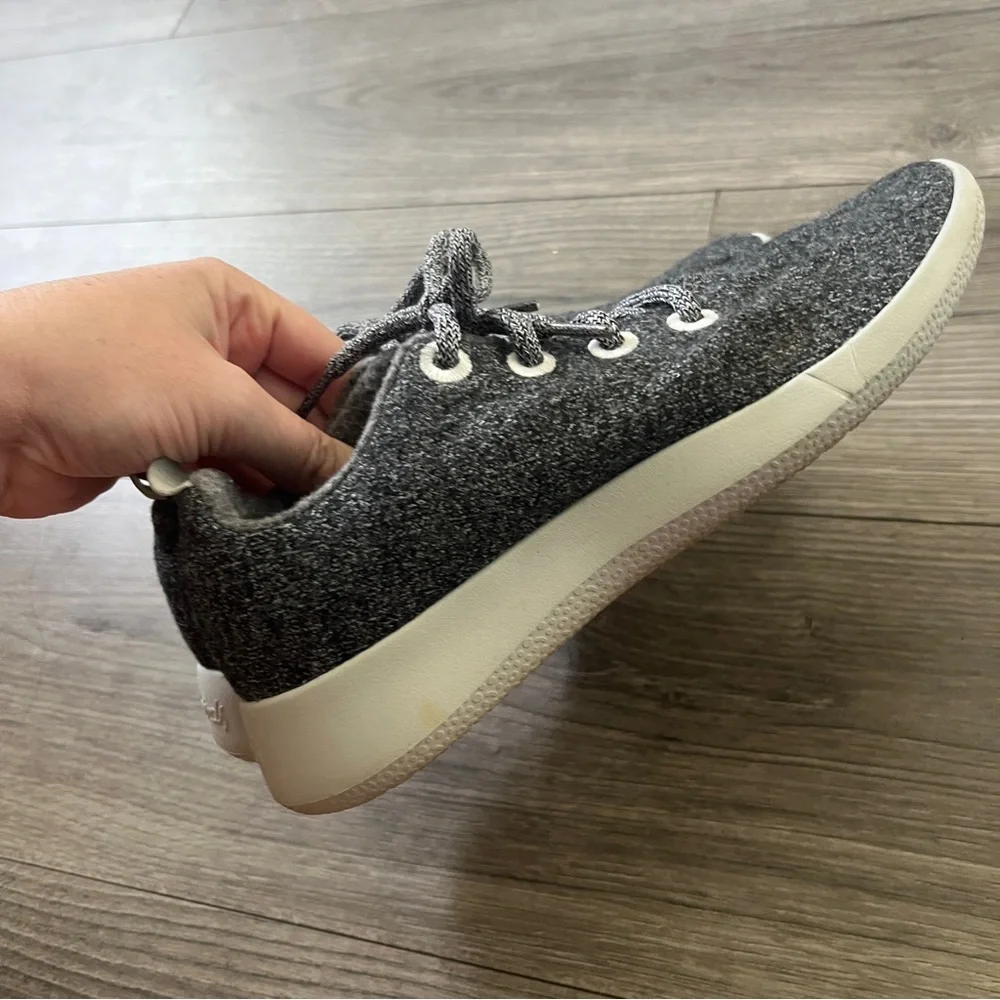 Allbirds Womens Wool Runner Charcoal Sneakers Size 8